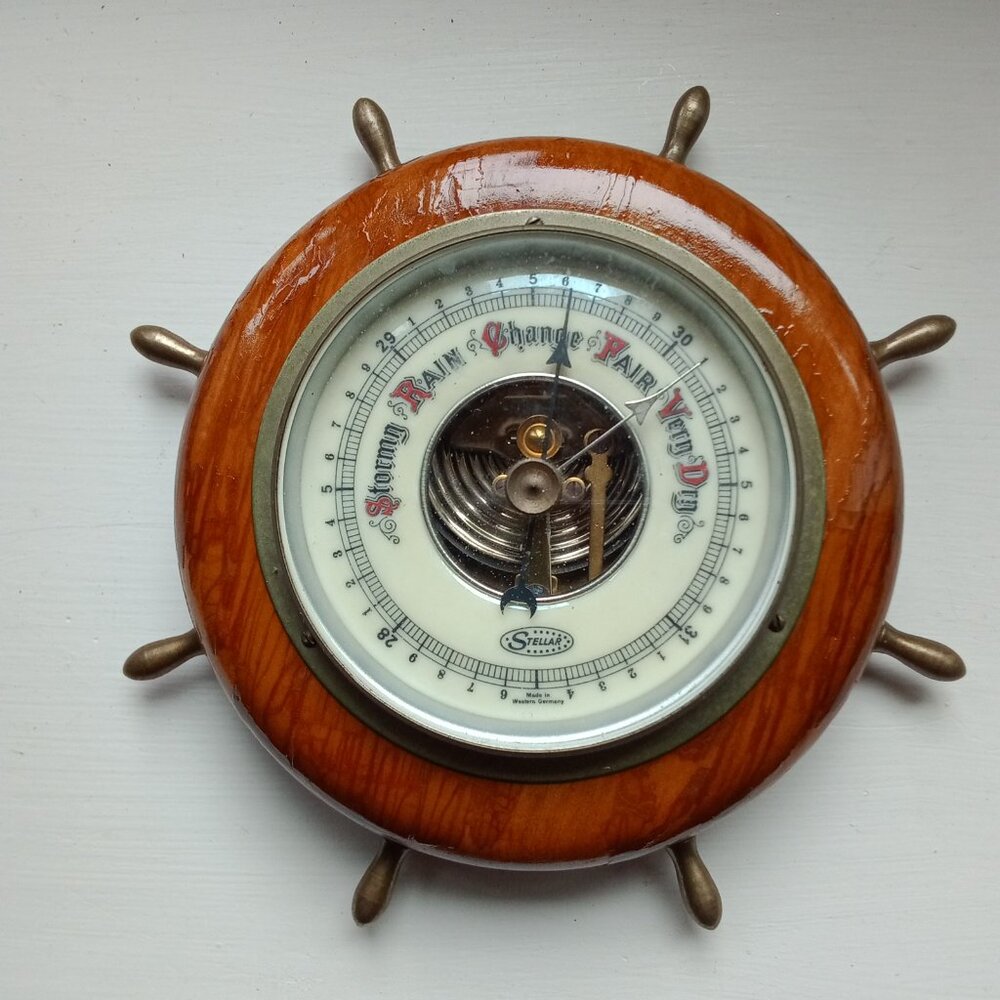 Nautical-Style Wall Barometer - Picture 2 of 10
